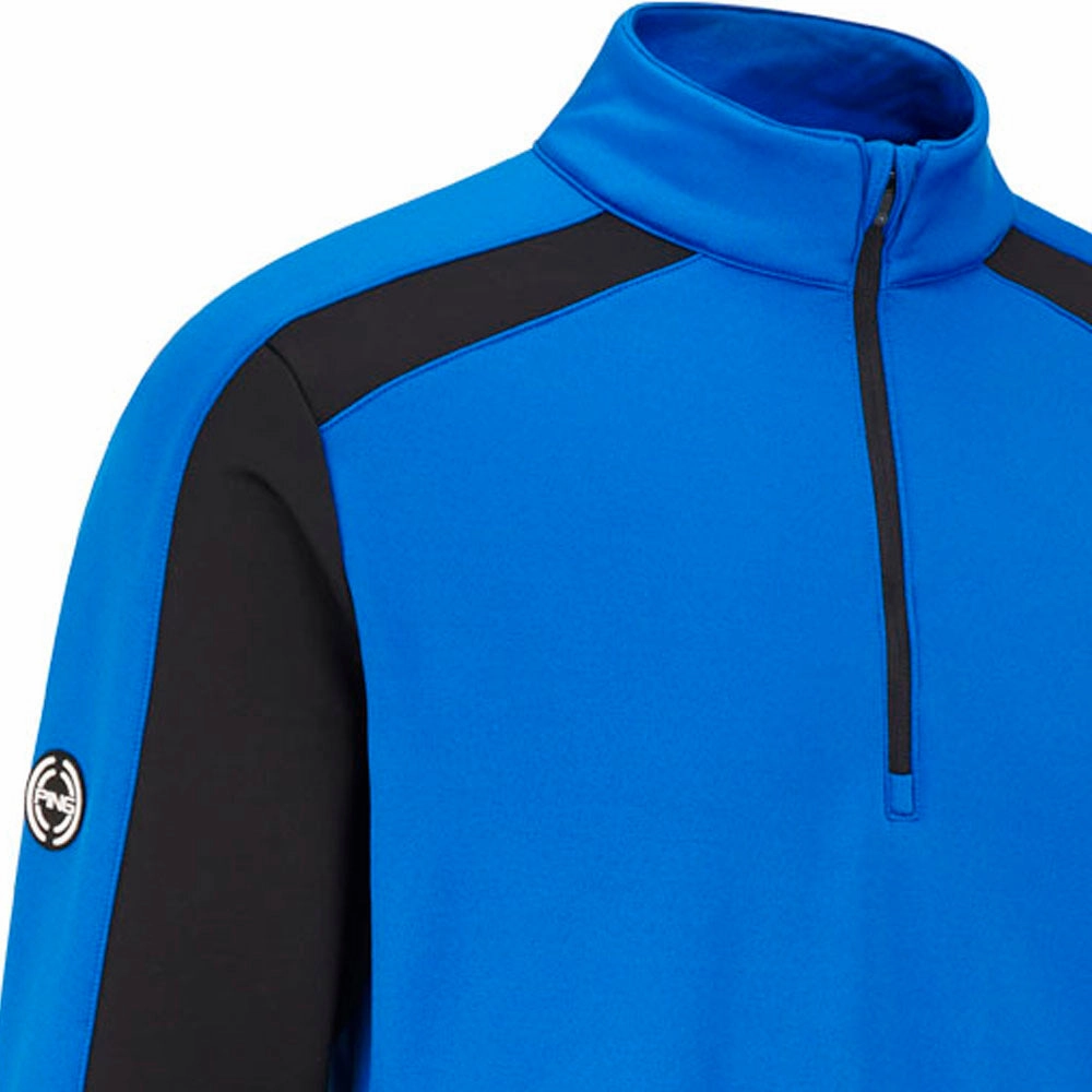 Ping Murrey 1/4 Zip Midlayer - Classic Blue/Black Daily Relaxed