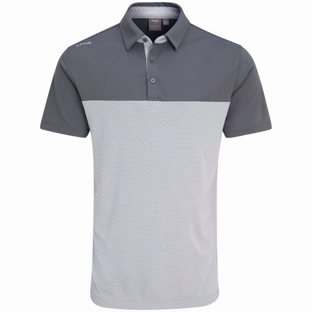 Relax Trend Soft Breathable Ping Hall Polo Shirt - Rock/Grey