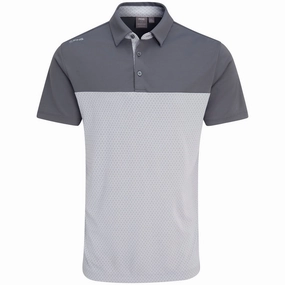Relax Trend Soft Breathable Ping Hall Polo Shirt - Rock/Grey