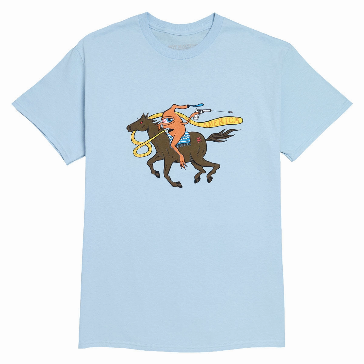 Toy Machine Thoughts And Prayers T-Shirt - Light Blue Versatile Fit
