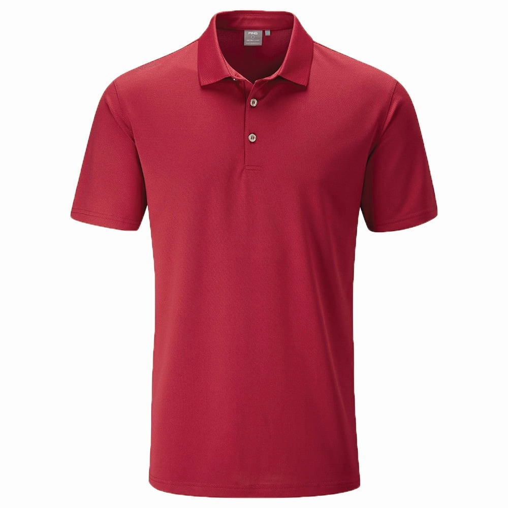informal gathering Formal Occasion Ping Lincoln Polo Shirt - Rich Red