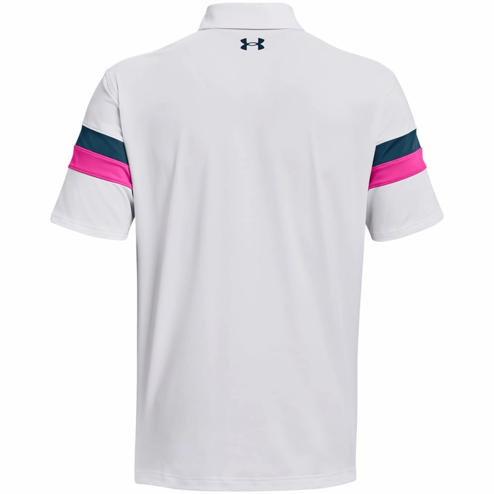 Soft Wear Under Armour T2G Colour Block Polo Shirt - White