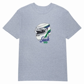 MultipurposeUse Tagless Design Snack 100 T-Shirt - Grey