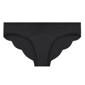 NIXI Body Sarah Sporty Leak Proof Women's Underwear in Black Natural Fit Ultra Breathability