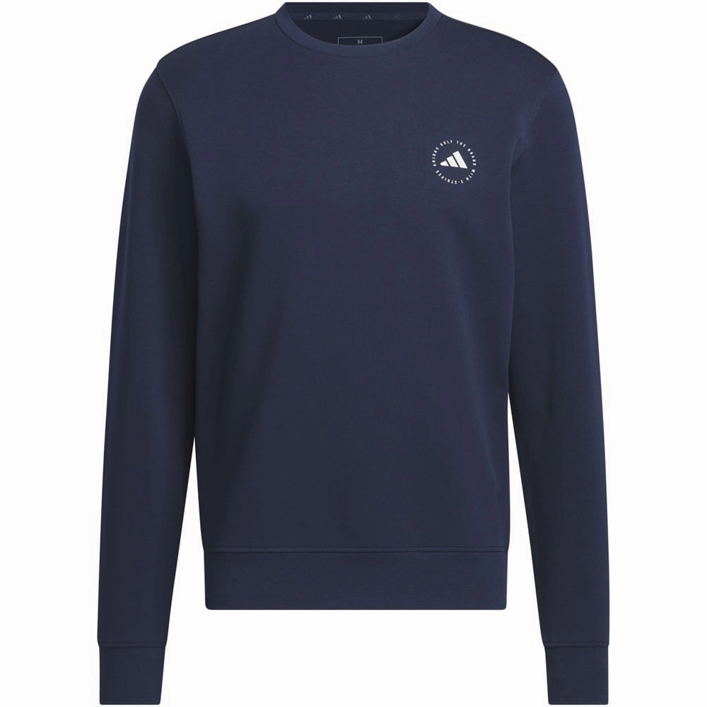 adidas Core Crew Neck Pullover - Collegiate Navy simple design product geometric precision