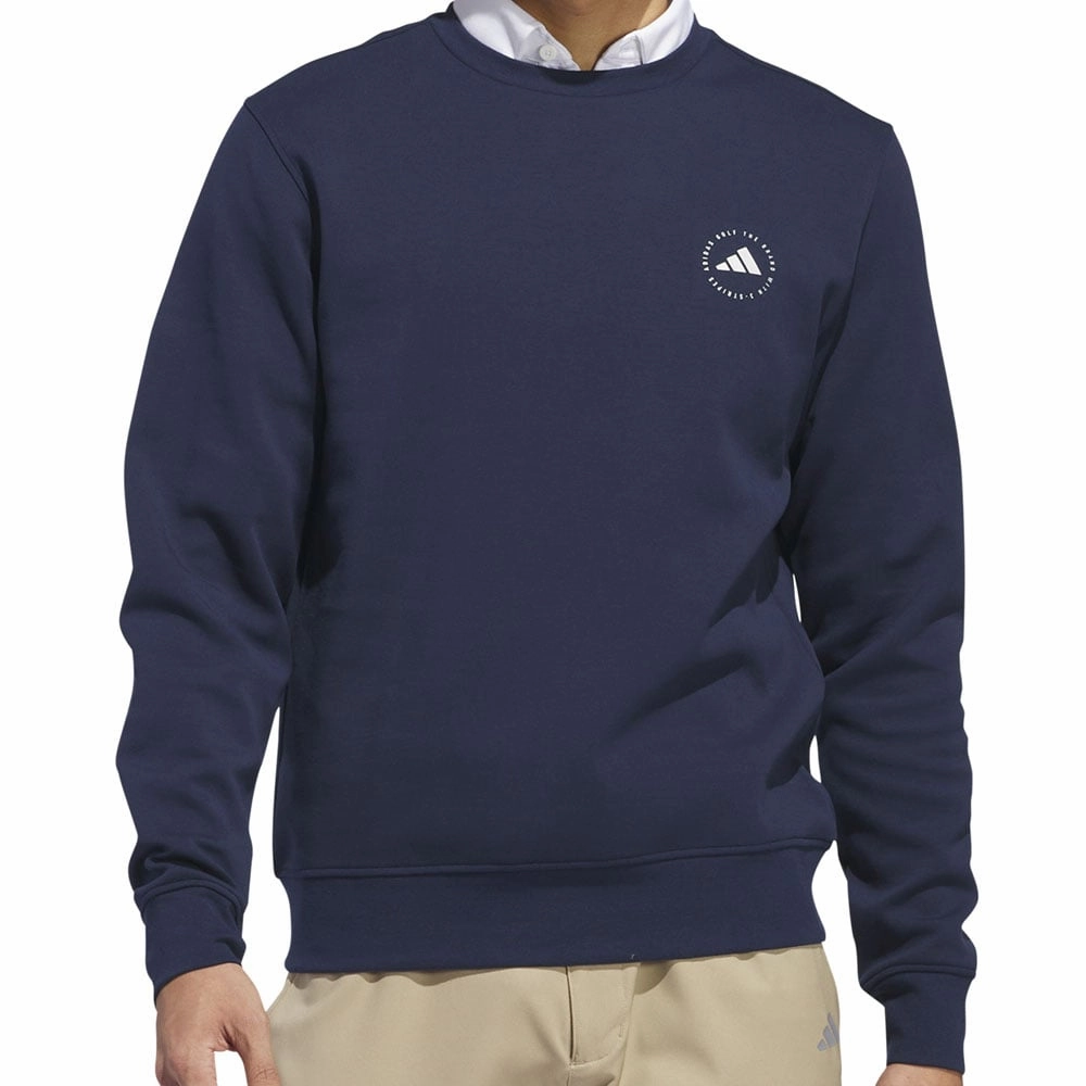 adidas Core Crew Neck Pullover - Collegiate Navy Cozy Apparel