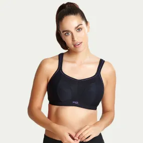 Panache Non-Wired Sports Bra Black Anti-static seams Non-Irritating Band