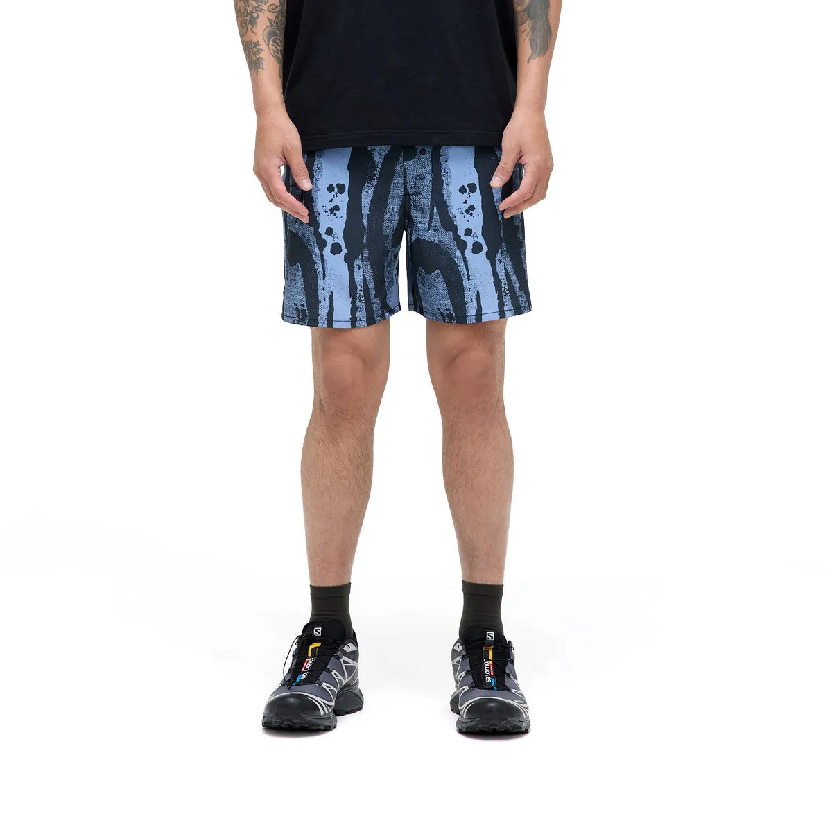 Chafe-Free Fit Stance Complex 5in Hybrid Shorts - Stone Blue