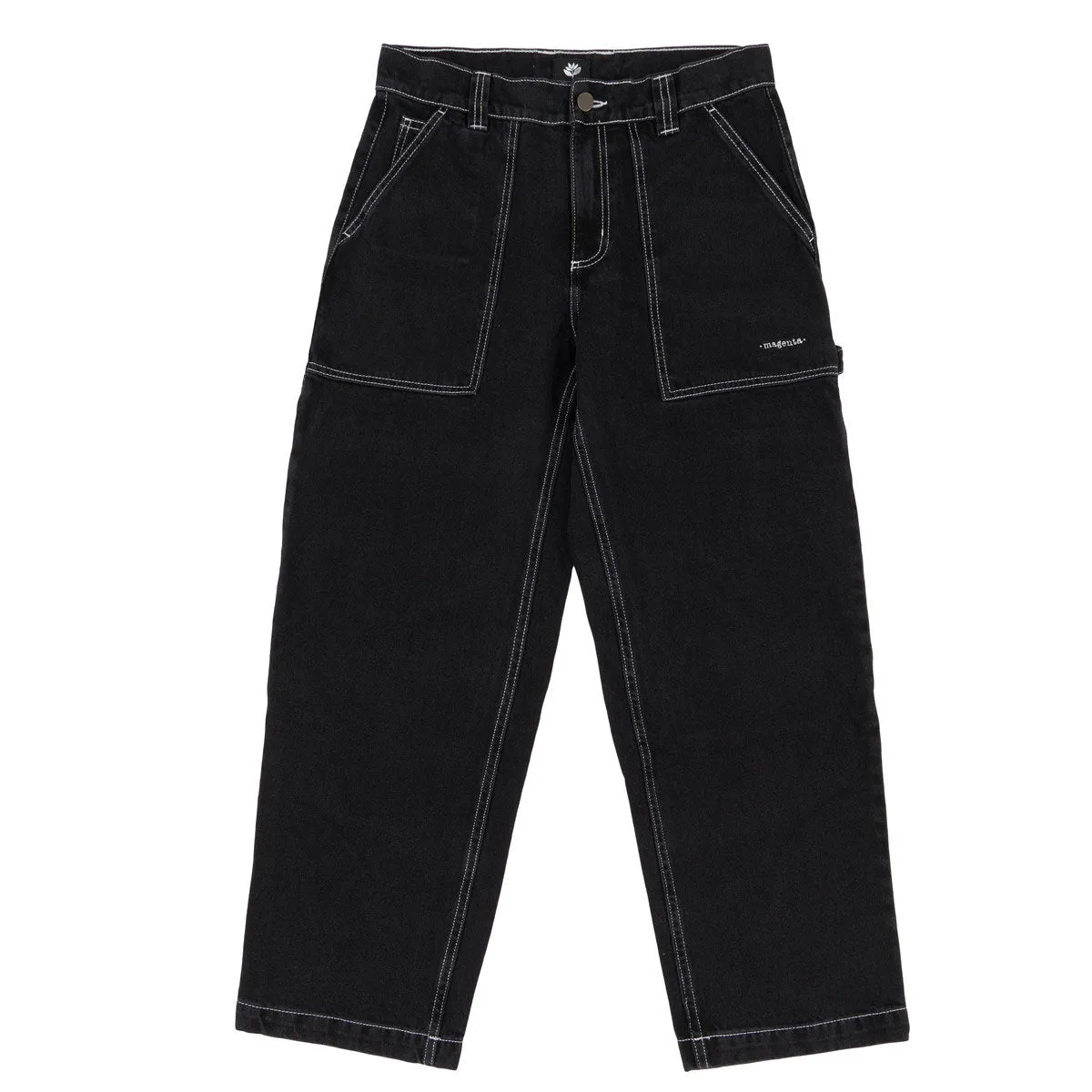 Clean Finish High Mobility Magenta Atelier Denim Jeans - Black
