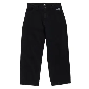 UVProtection HighRiseWaistband Magenta Ledge Denim Jeans - Black