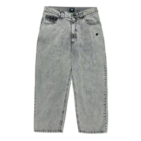 Travel-Ready Magenta OG Denim Jeans - Acid Wash