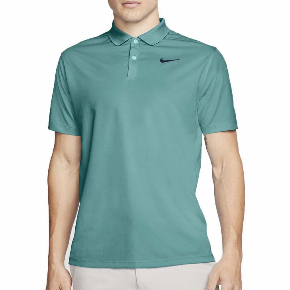 Sleek Fit Nike Dri-Fit Victory Solid Polo Shirt - Tropical Twist/Obsidian