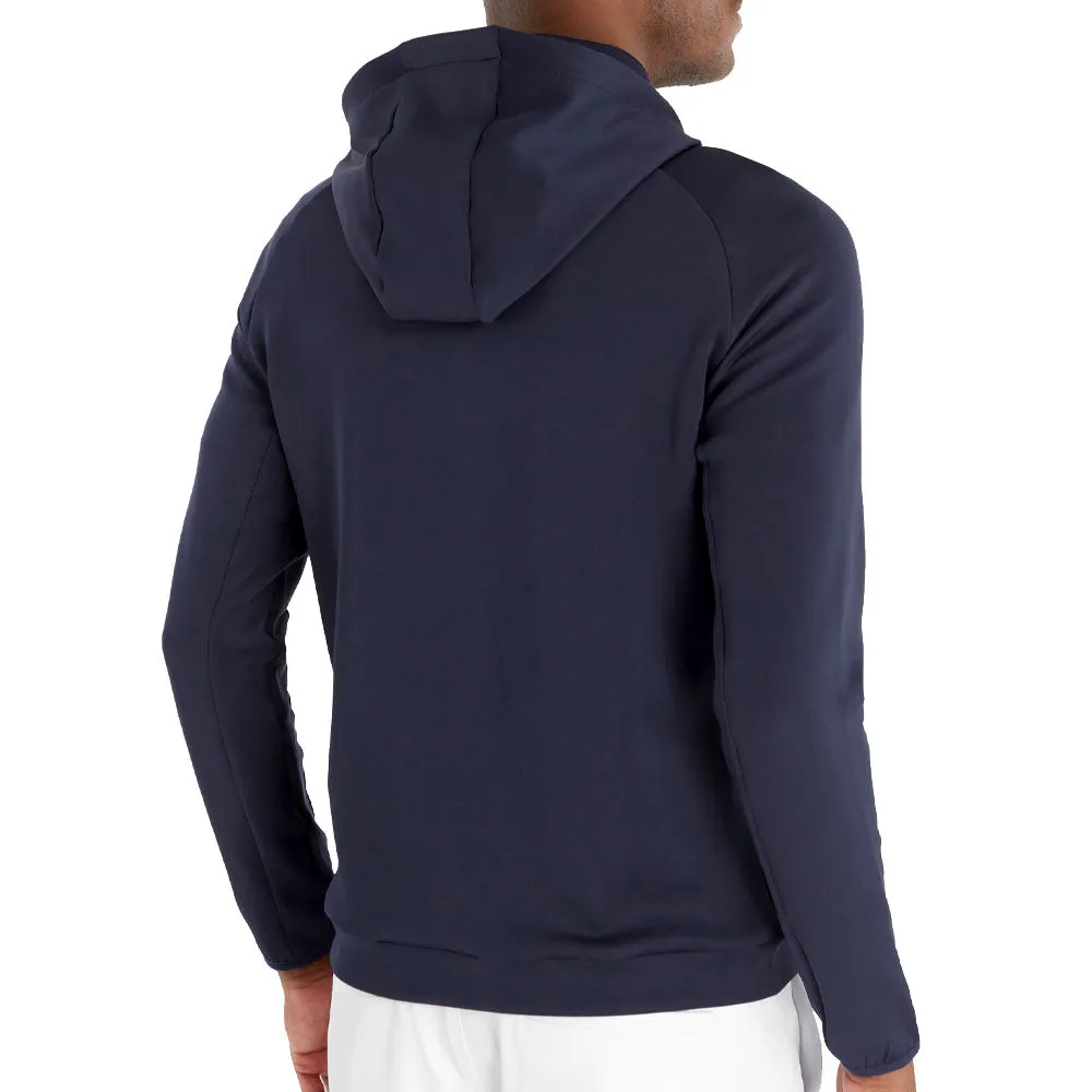 Calvin Klein Fracture Hooded Full Zip Jacket - Navy Modular Design