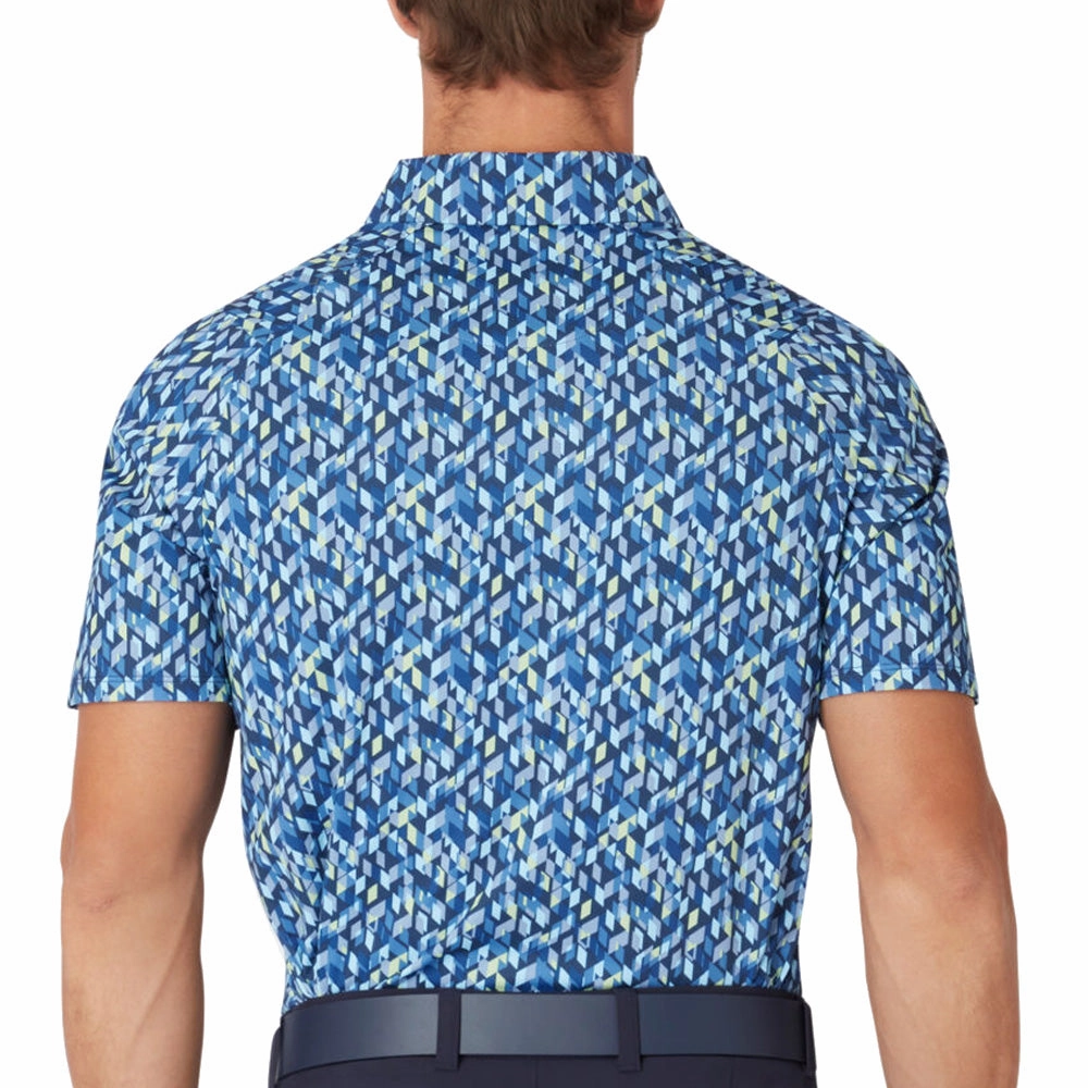 Callaway Kaleidoscope Chev Polo Shirt - Peacoat Soft Wear