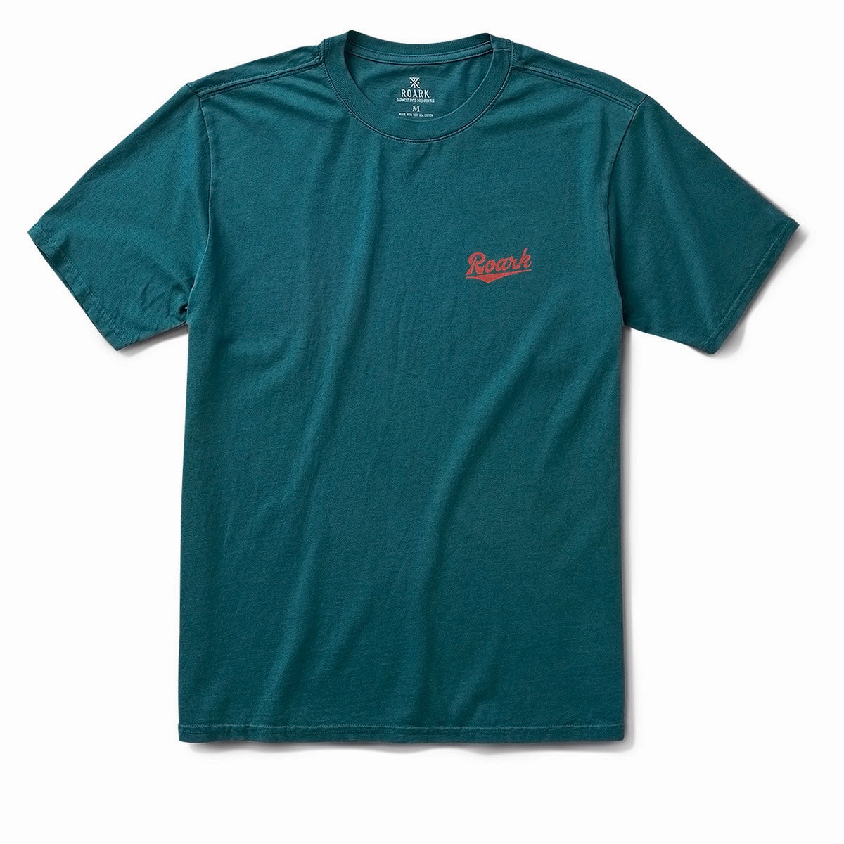 informal gathering Feminine Appeal Roark Diamond Script T-Shirt - Deep Sea