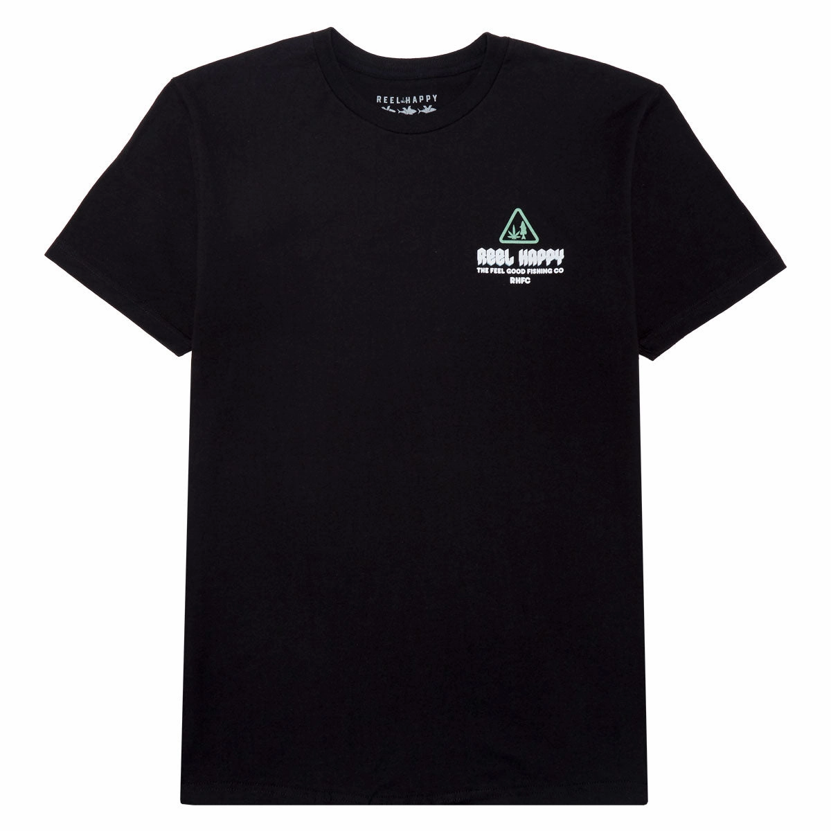 Reel Happy Smokey Vibes T-Shirt - Black Chilly Comfort