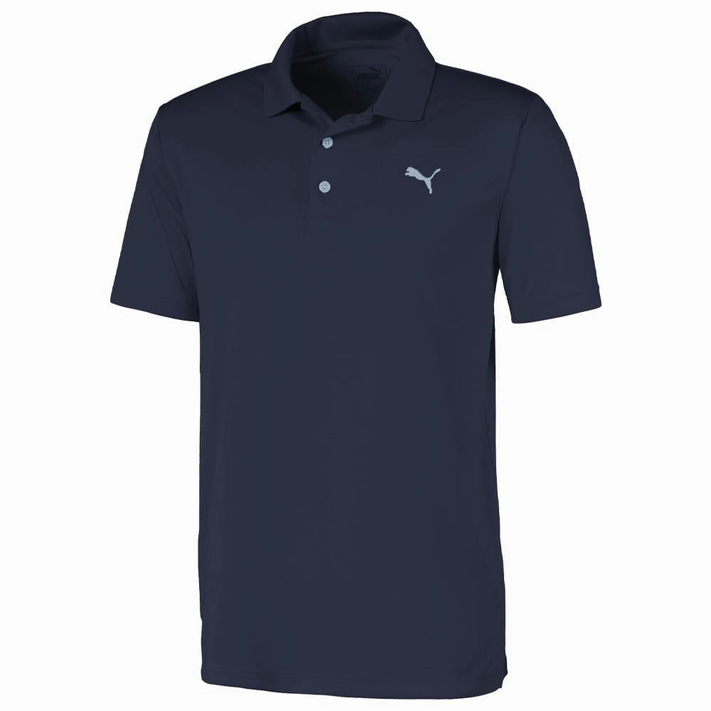 Stretchable Fabric Puma Rotation Polo Shirt - Navy Blazer