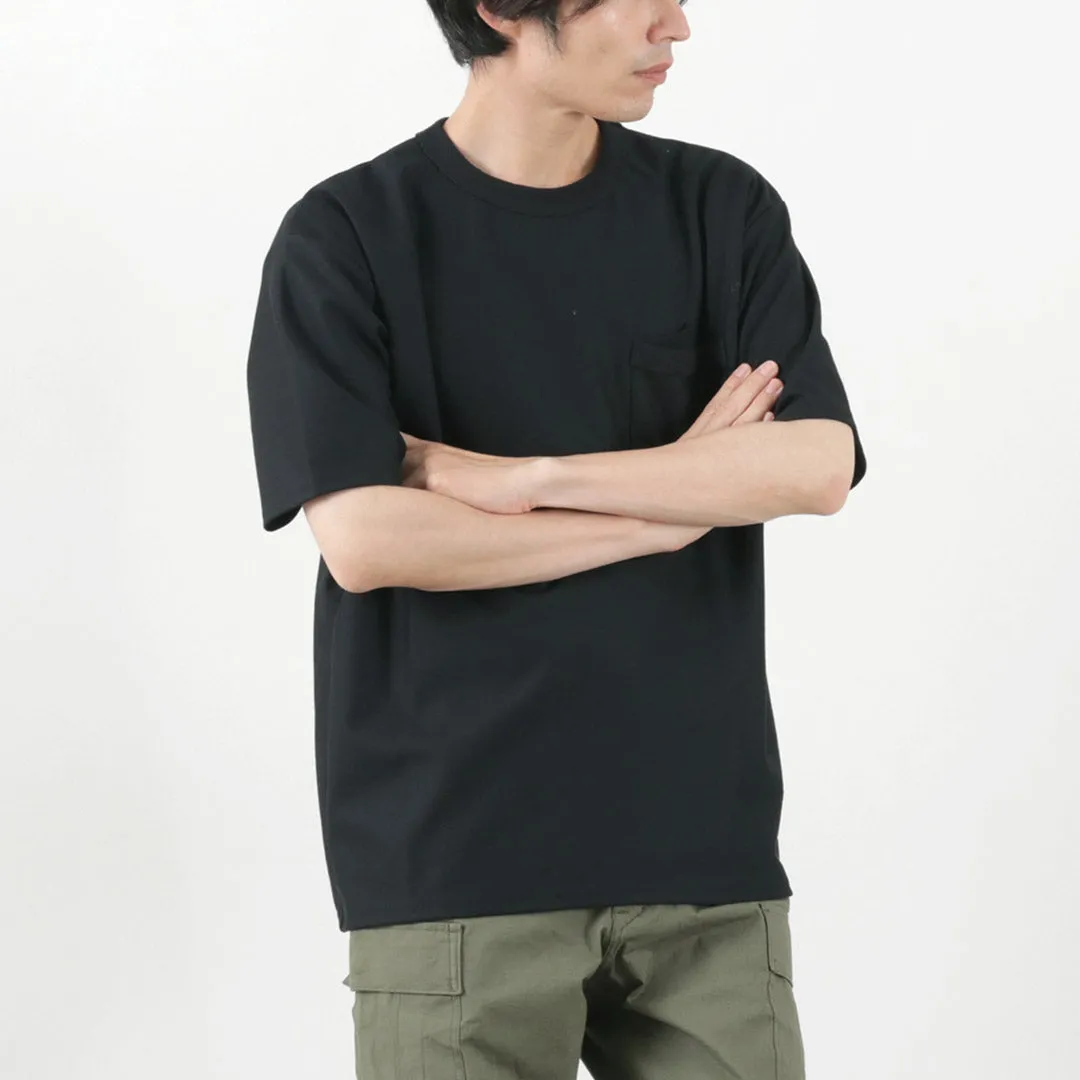 Breathable Mesh Panels Smart Wear MELPLE / Honeycotech The USEFUL Pocket Short Sleeve T-shirt