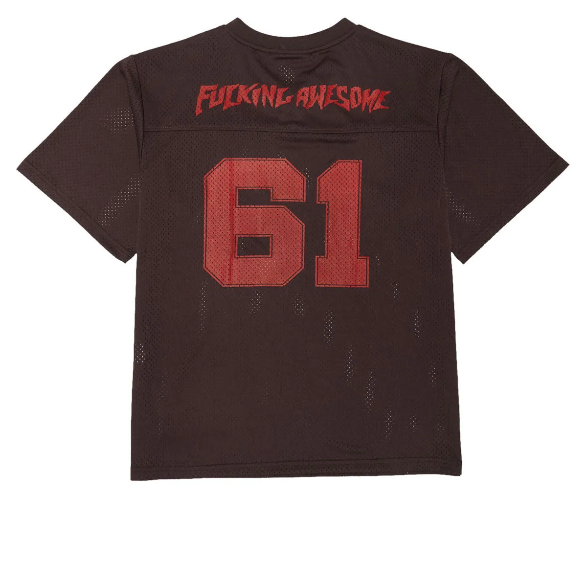 Comfortable fit Fucking Awesome Stamp Logo Practice Jersey - Brown