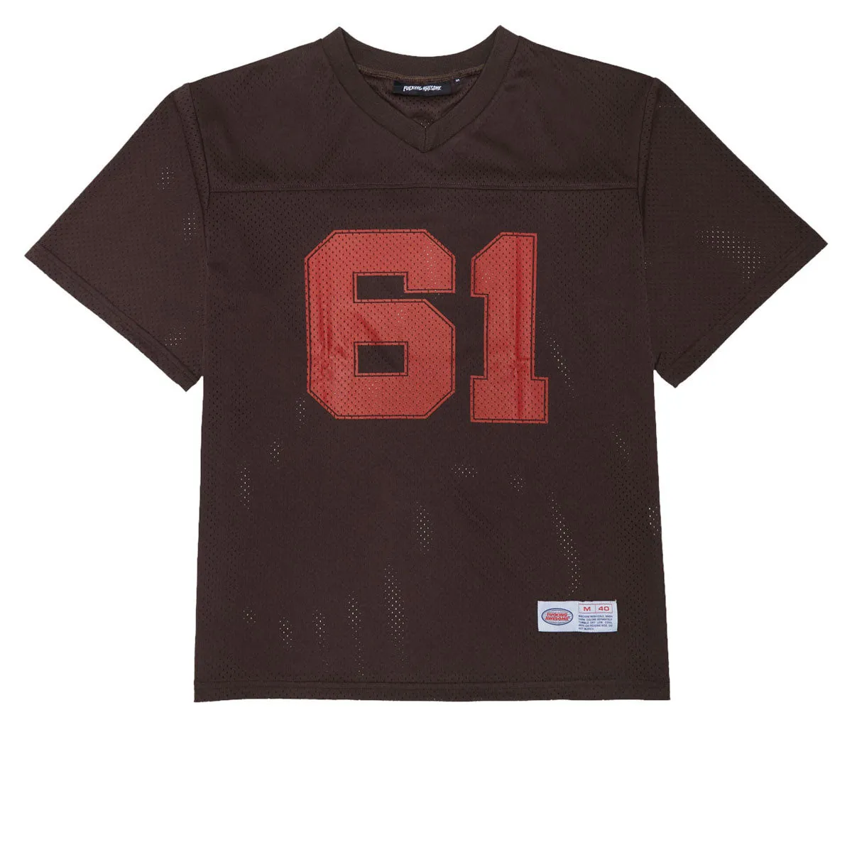 Fucking Awesome Stamp Logo Practice Jersey - Brown Day-To-Night Wear