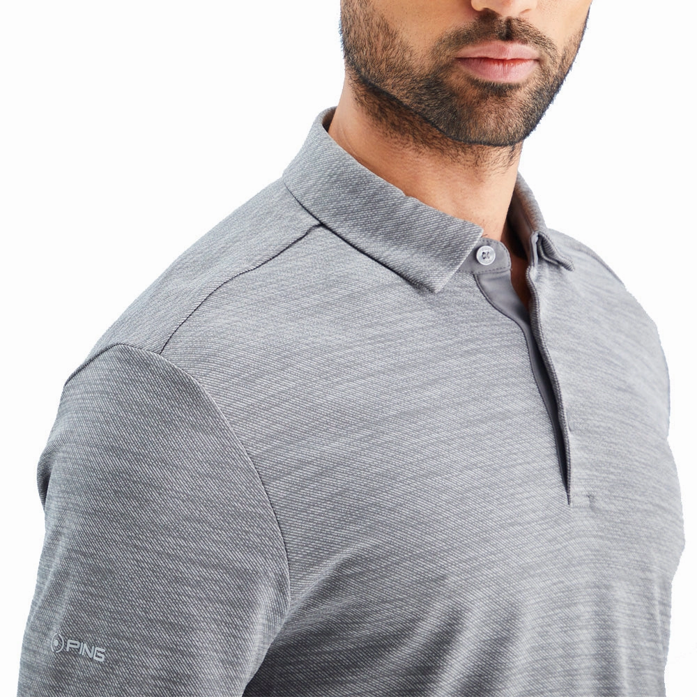 Ping Creek Polo Shirt - Rock Melange QuickDry