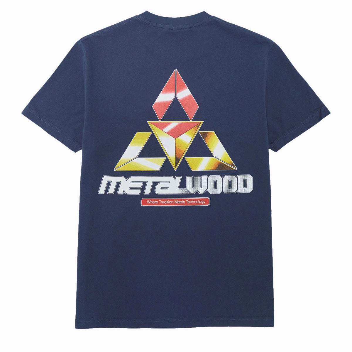 LowImpactDye Perfect for Any Outfit Metalwood Tri-Metal T-Shirt - Midnight