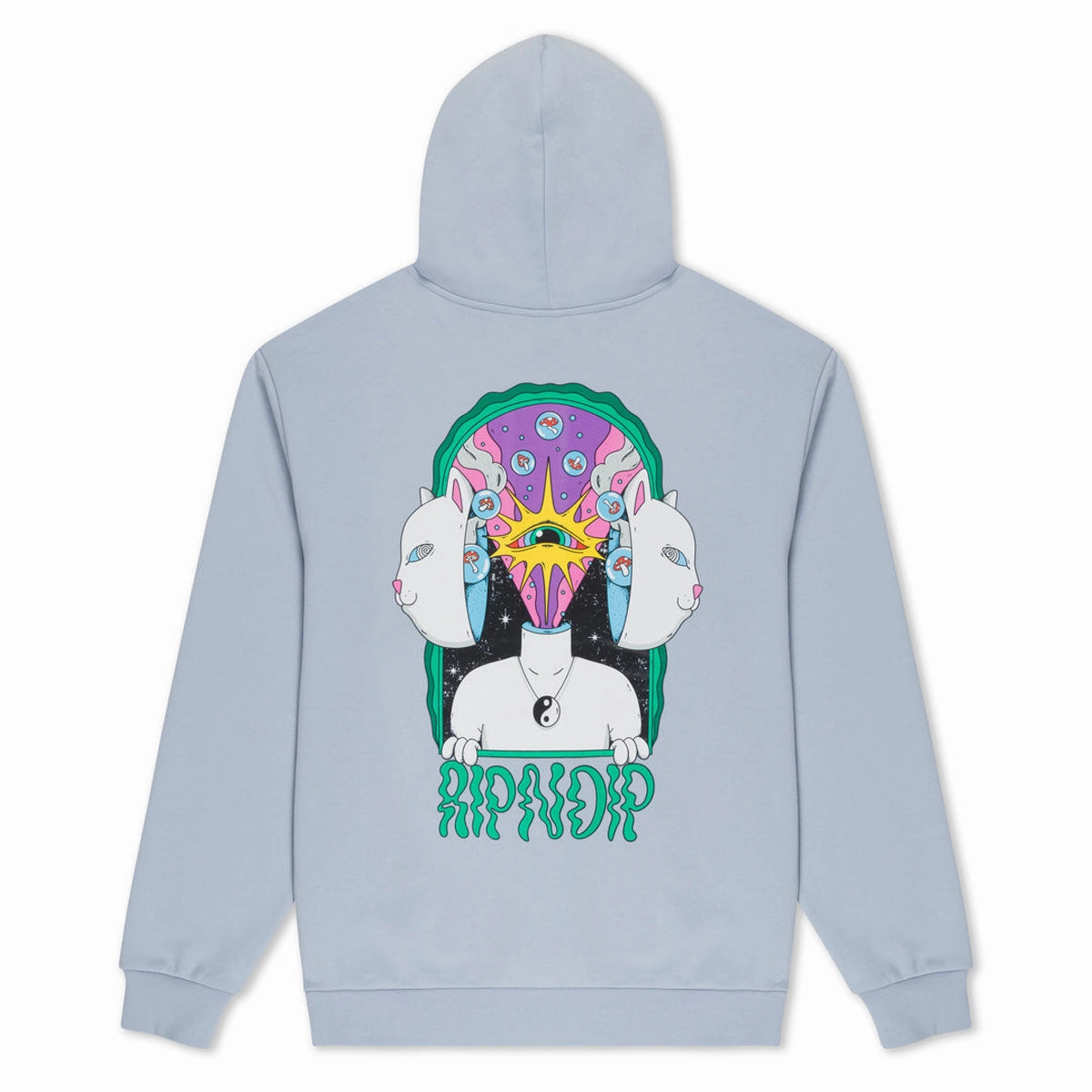 Timeless Street Wombat like RIPNDIP Mind Games Hoodie - Powder Blue