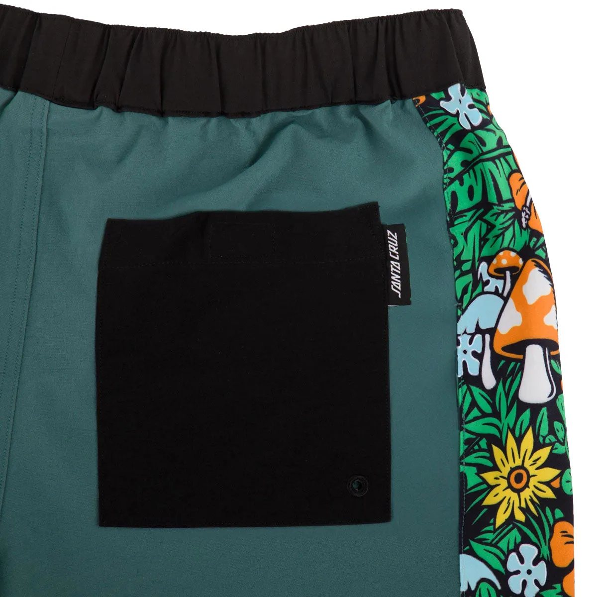 Tailored Wear Structured fabric Santa Cruz Winkowski 8Baller Panel Boardshorts - Marine