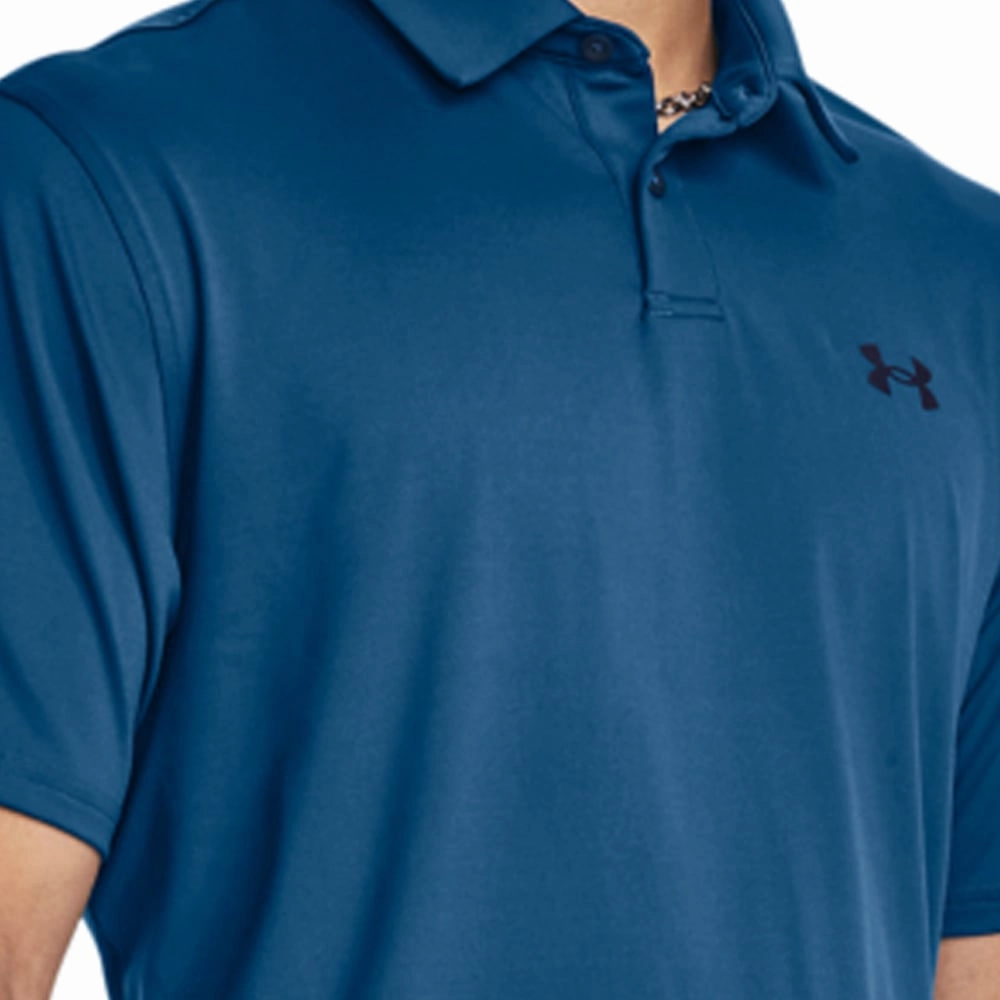 Under Armour T2G Polo Shirt - Varsity Blue Low Profile Collar Light Comfort Style