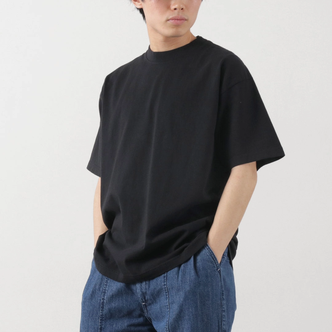 Quick-Dry Fabric Streetwear attitude MINE / Short Sleeve Crew T-Shirt