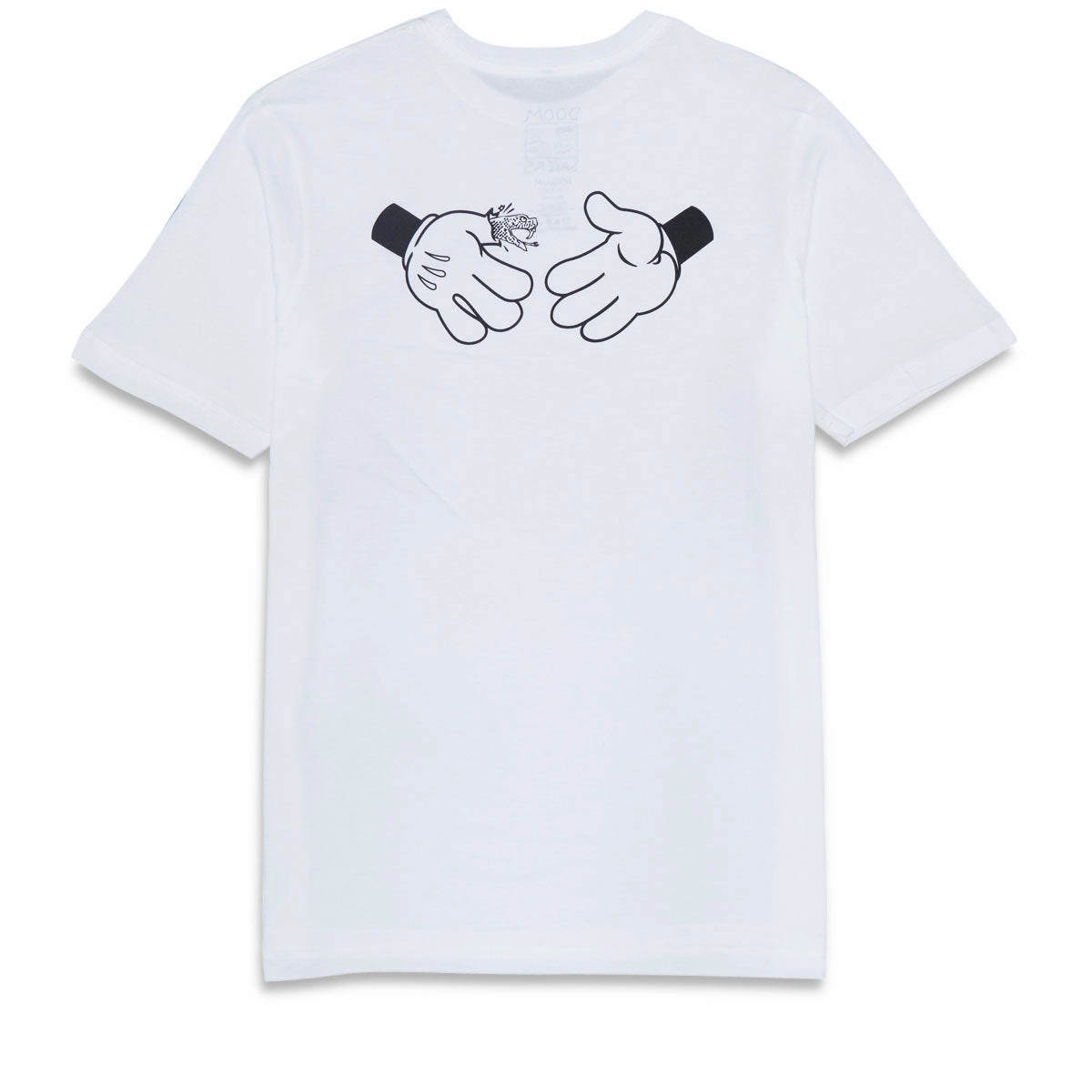 Relaxed Comfort Look Doom Sayers Toon Shake T-Shirt - White