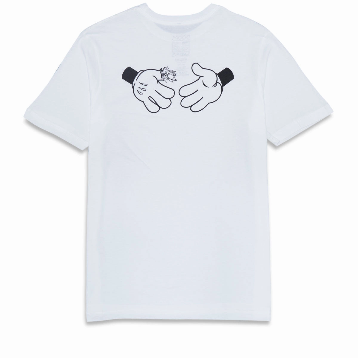 Doom Sayers Toon Shake T-Shirt - White Relaxed Fit Quick-Drying Shirt