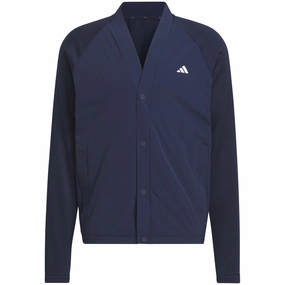 adidas Ultimate 365 Tour Cardigan - Collegiate Navy Weekend Relaxed