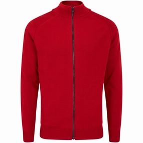 Outdoor Activity Ping Murphy Full Zip Sweater - Rich Red