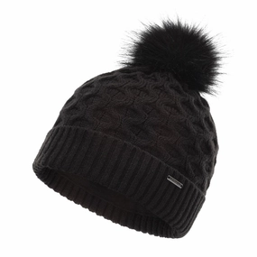 Active Style Ping Ladies Classic Knit Golf Hat - Black