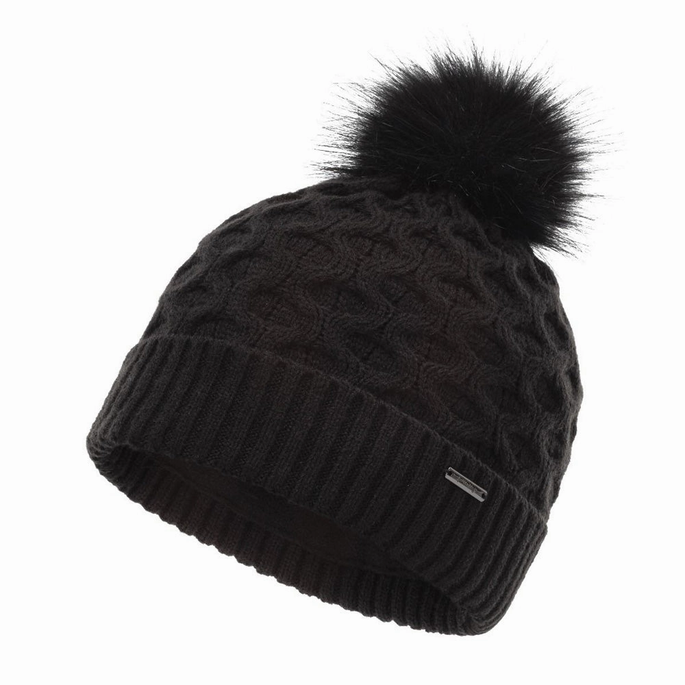 Active Style Ping Ladies Classic Knit Golf Hat - Black