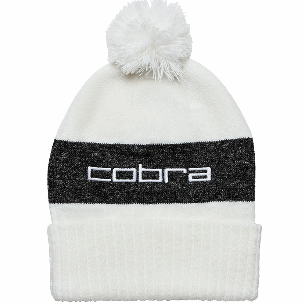 Cobra Pom Beanie - White Glow/Puma Black Fashion Casual
