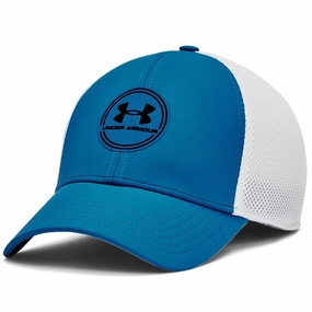 Youth Style Under Armour Iso-Chill Driver Mesh Cap - Academy/White