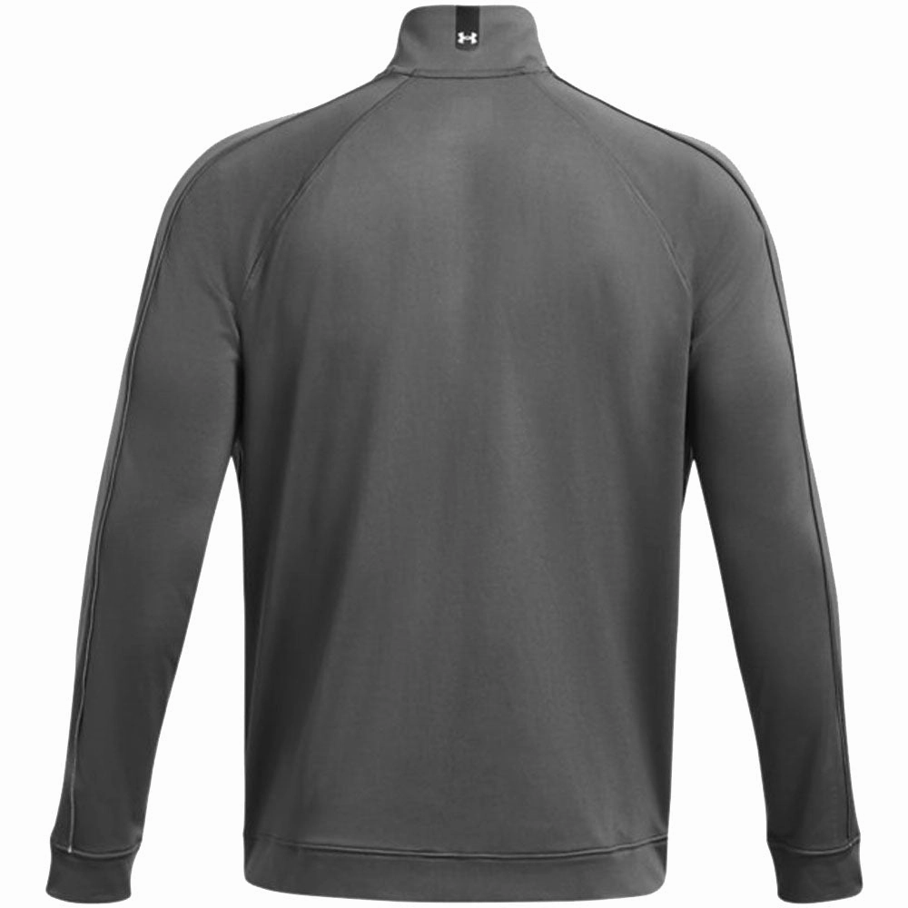 Under Armour Storm Midlayer Full Zip Pullover - Castlerock/White Weekend Minimal