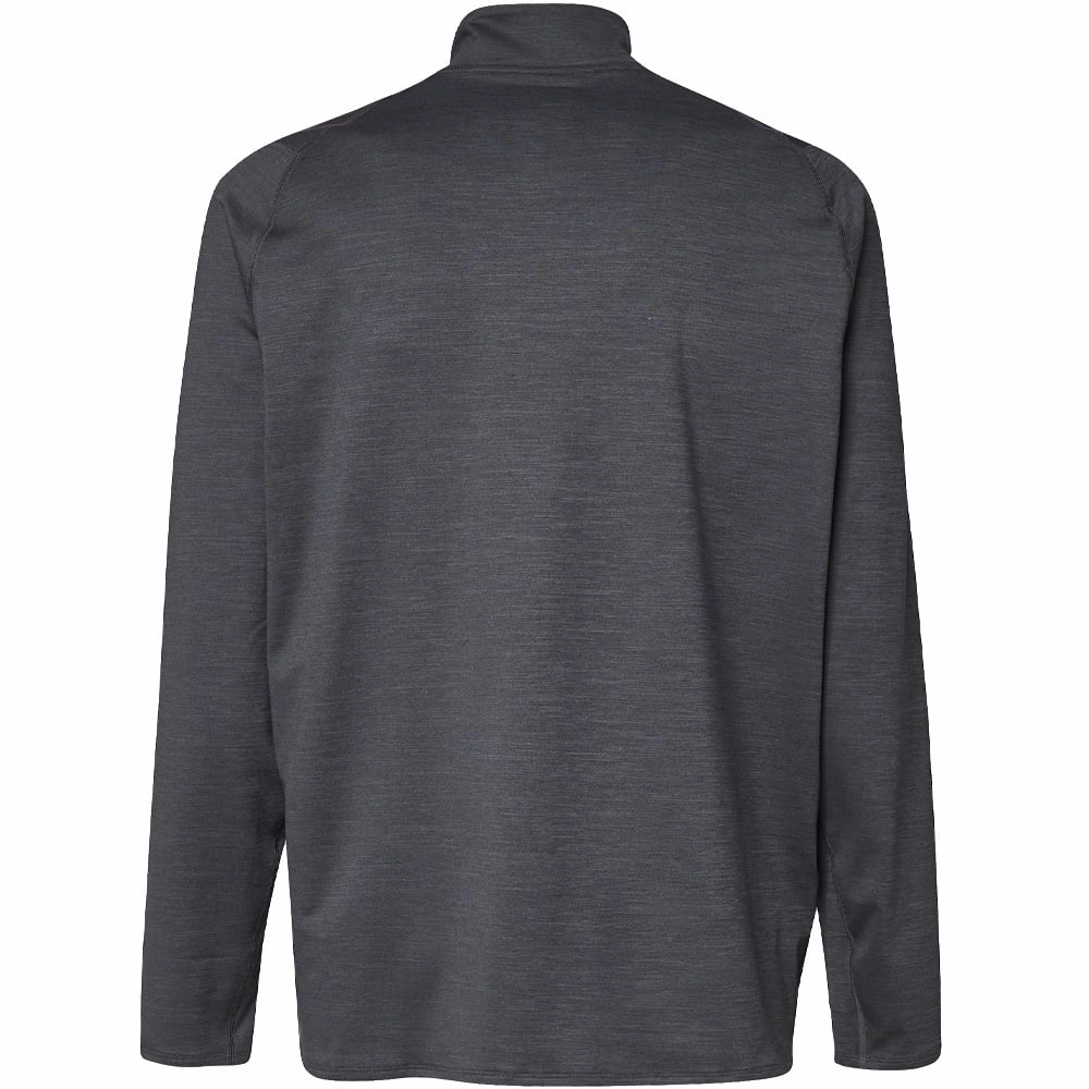 Lightweight Wear Oakley Gravity Range 1/4 Zip Pullover - Blackout Heather