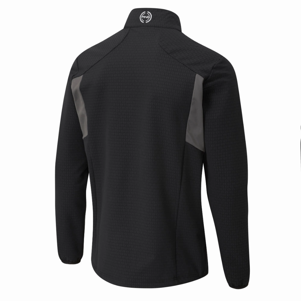 Ping Power 1/2 Zip Sweater - Black Durable Build Comfort Design