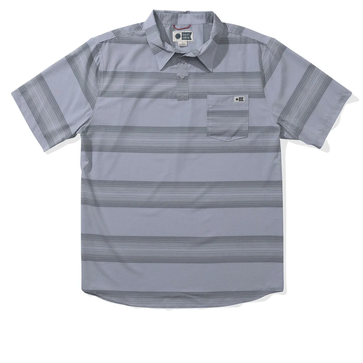 Salty Crew Sundown Perf Tech Polo Shirt - Light Grey Fall Fashion
