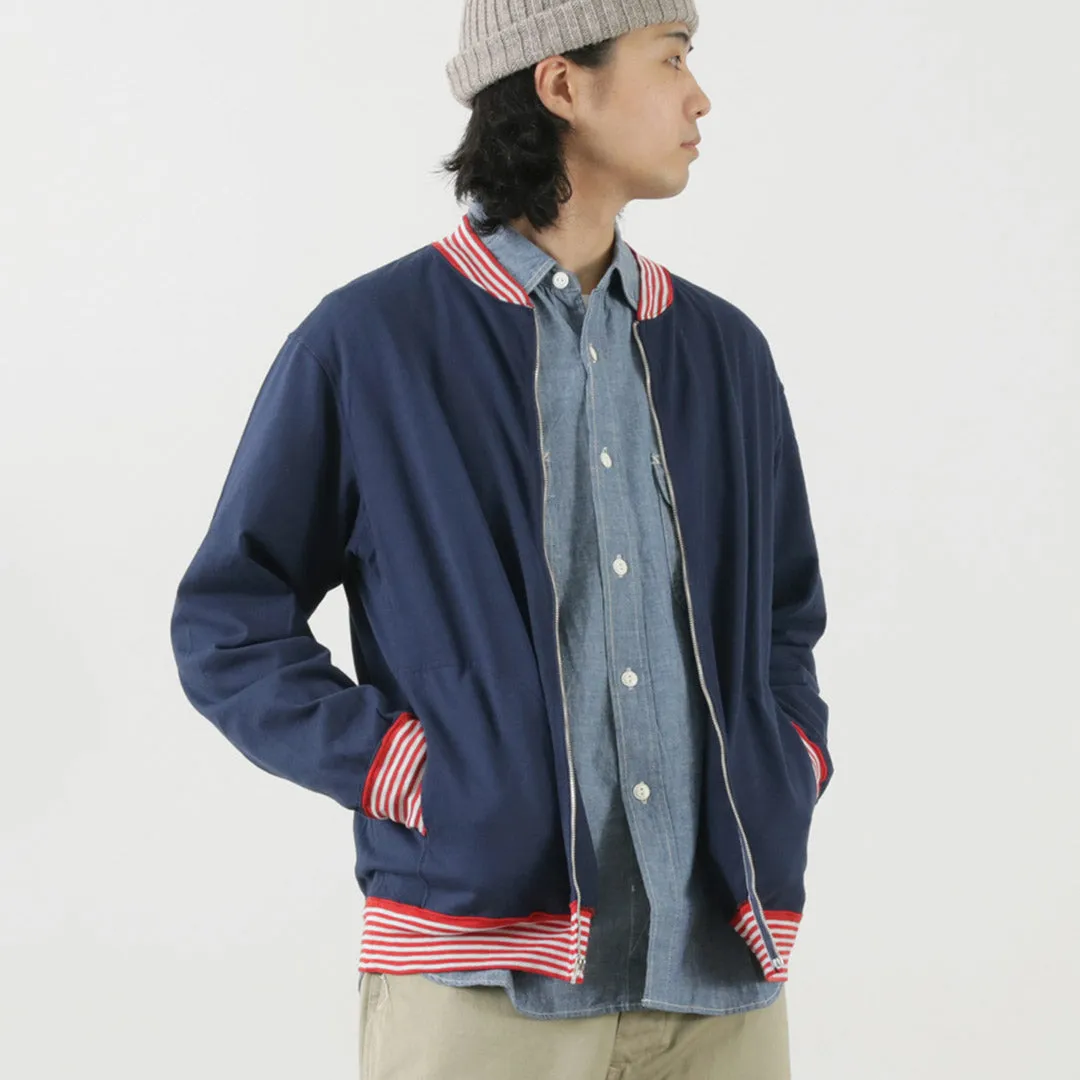Sporty Fit HypoallergenicInnerLayer GOOD ON / Striped Rib Tee Track Jacket