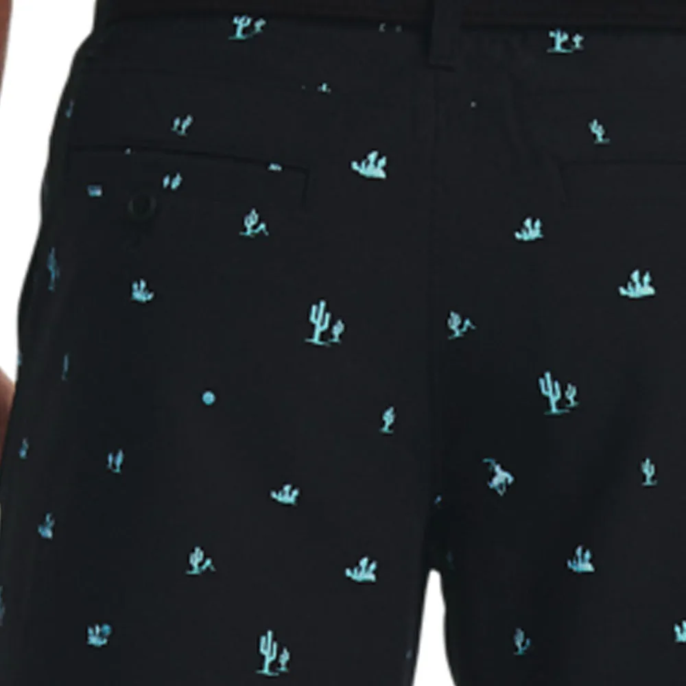 Tear Resistant Panels Anti Static Technology Under Armour Drive Printed Shorts - Black