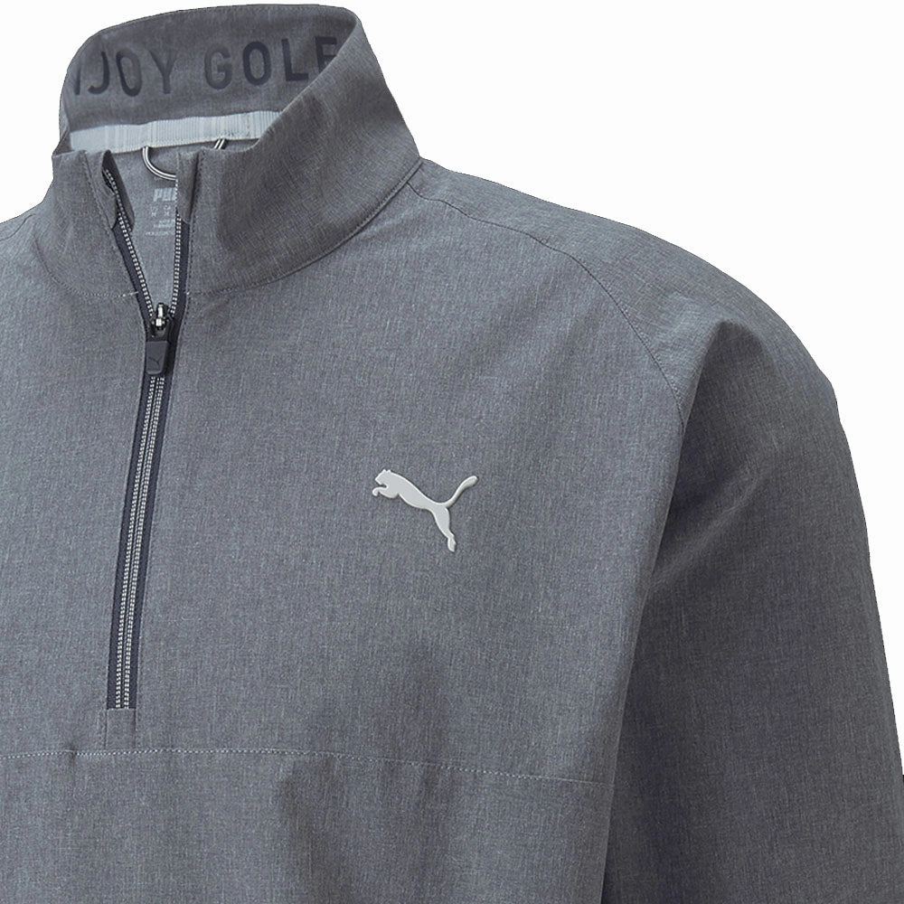 Urban Active winter warmth Puma Marin Woven 1/4 Zip Pullover - Navy Blazer Heather