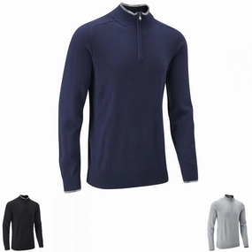 Stuburt Vapour Casual Zip Neck Golf Sweater product quilted lining comfort Satin Lining