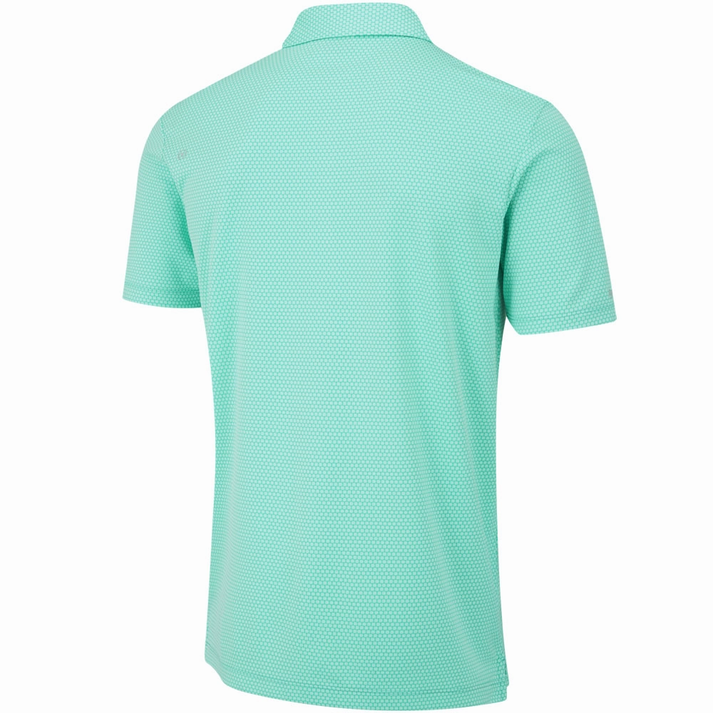 Versatile Layering Cozy and Comfortable Ping Halcyon Polo Shirt - Aruba Blue Multi