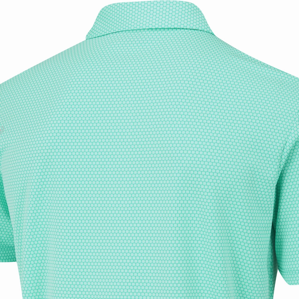 Cozy Layer ZeroWaste Production Ping Halcyon Polo Shirt - Aruba Blue Multi