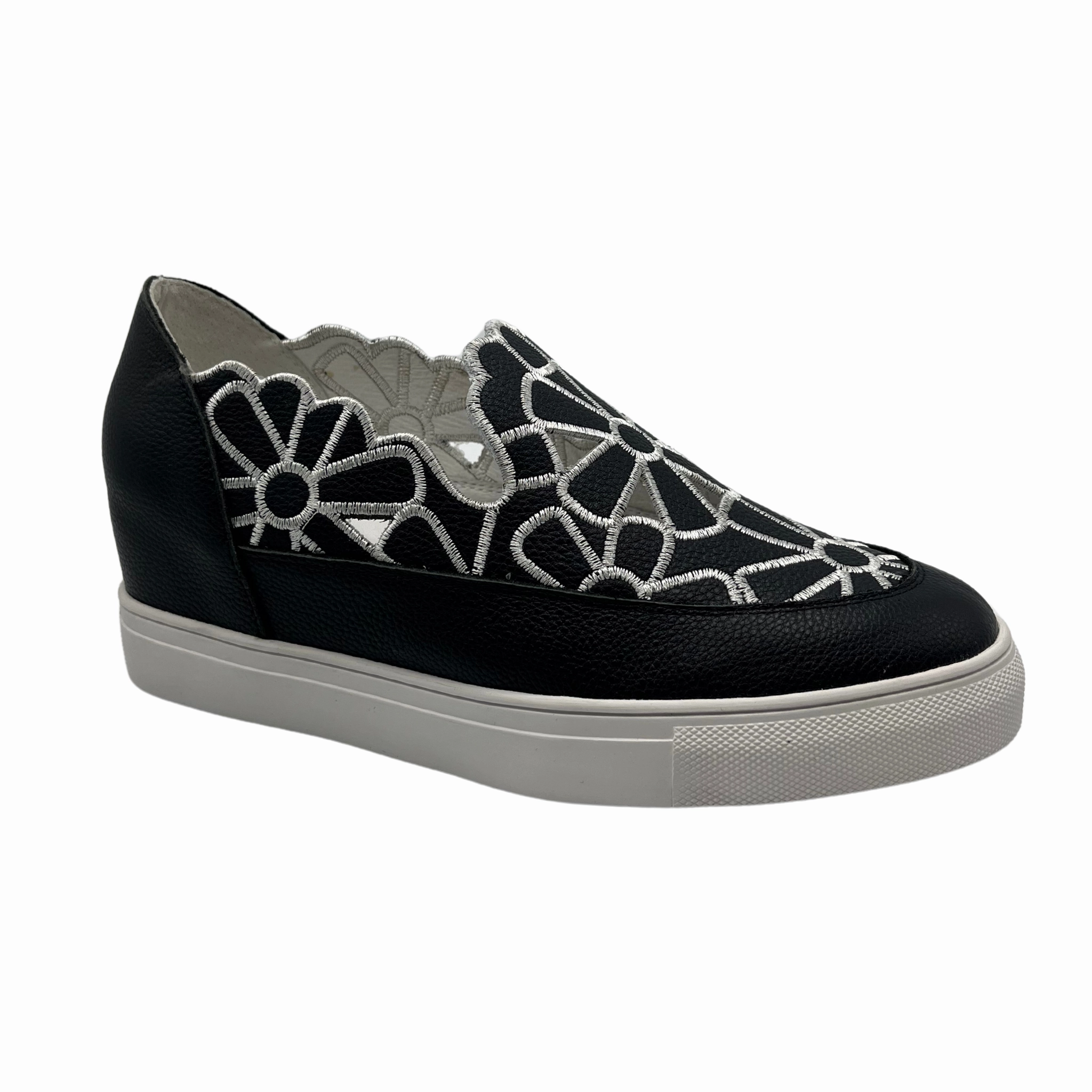 Stylish Pumps Minx Flower Wedge
