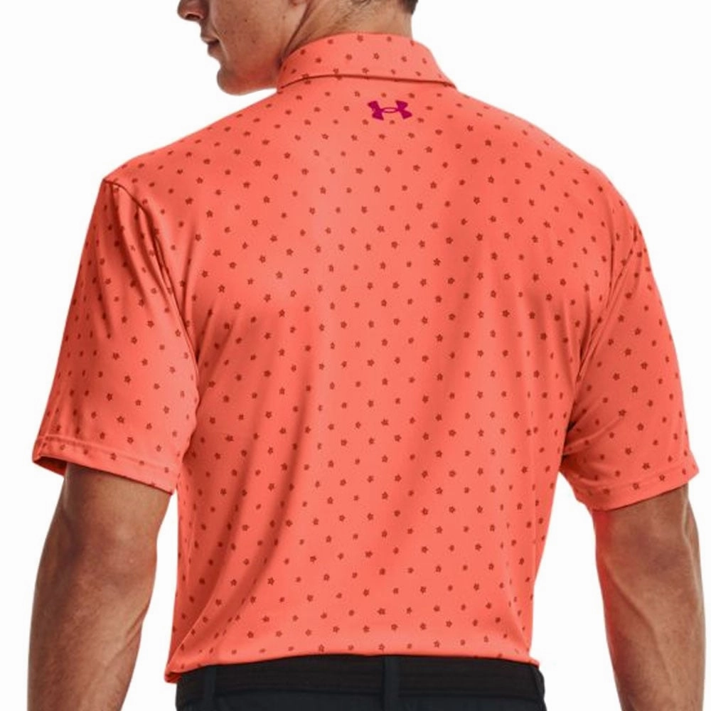 All Season Wear Comfort Wearable Under Armour Playoff Polo Shirt 2.0 - Electric Tangerine